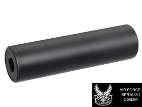 ACM Air Force Silencer (14mm Thread - 130mmx35mm - Black)