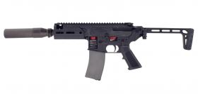 AA/APFG MCX Rattler SOCOME PDW Style Gas Blowback Rifle (Black)