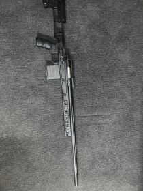 Cyma CM707 - no muzzle break and threads are chewed up, and no charging handle, intermittent feeding