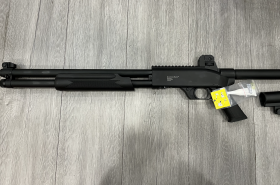 Boneyard - APS Paintball Marker Pump Action Shotgun (16 Inch - Co2 Powered - 0.68 - Black)