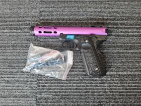 WE Galaxy 1911 Gas Blowback Pistol (Black Frame - Purple Slide)