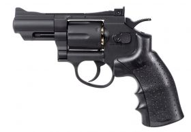 Hwasan Revolver 2.5inch Co2 (4.5mm/.177 BB - Black - Full Metal)