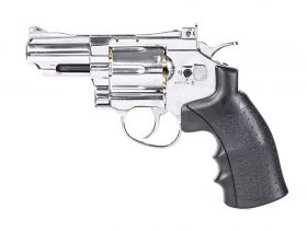 Hwasan Revolver 2.5inch Co2 Air Pistol (4.5mm- Silver - Full Metal)