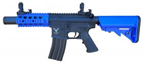Huntsman Tactical M4 AEG (Polymer Body with Mosfet - Inc. Bat. and Charger - HMT12-212748-BLUE)
