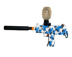 Gel Blaster - SMG9 with Silencer - 3:4 Scale - Colours May Vary - Includes Battery and Charger