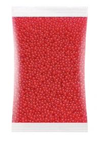 Gel Blaster Water Beads Pellets Bullets - Standard - 10 000 - Red)