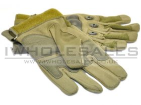 ACM Fingered Gloves With Nuckle Protection (C:L/E:M - OD)