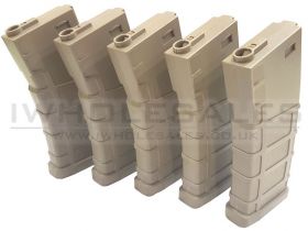 Bolt M4 Magazine (Polymer - 140 Rounds - Tan - BA065T - Pack of 5)