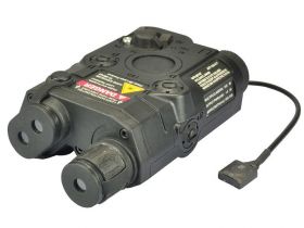 PEQ-15 Battery Box with Red Laser (Black)