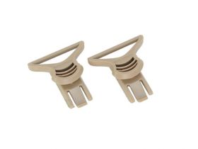 FMA Goggle Swivel Clips 36mm (Tan) (TB313)