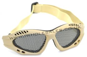 Mesh Glasses with Cotton Strap (Tan)