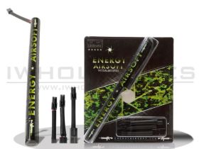 Energy Airsoft NiMH 9.6v 1600 Mah Stick Battery (8 Cell - with 3 Adapters)