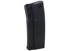Dytac Hexmag Airsoft Polymer AEG Magazine (120 Rounds - Black)