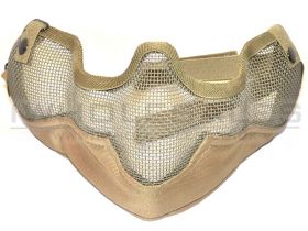 Lower Mesh Mask (Mouth, Nose and Ear Protection) (Tan)