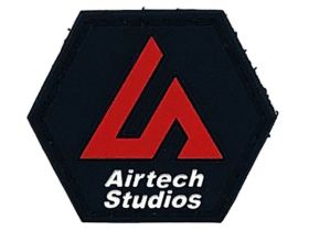 Airtech Studio Patch (Red/Black - Hexagon)