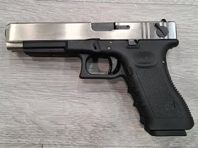 WE 35 Series GBB Pistol Double Barrel - Silver