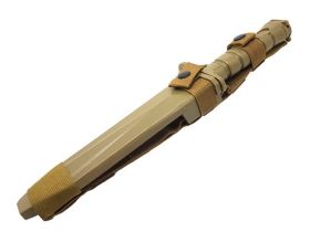 ACM Rubber Knife with Frog (Tan)