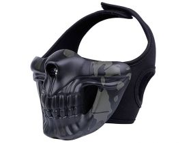 Big Foot Skull Lower Mask (Black Multicam)