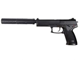 Saigo 23 Socom Gas Pistol with Silencer (Stealth Assassin - Black)