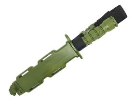 ACM M4 Rubber Knife with Case and Straps (Bayonet - OD)