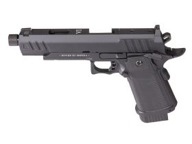 Secutor - LUDUS VI - Hi-Capa 5.1 Custom Pistol (Black Barrel - Co2 Powered - Gas Ready - Black)
