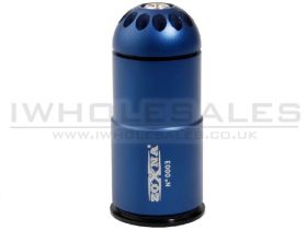 Zoxna - 40mm Gas Grenade (120 Round - Full Metal) BLUE