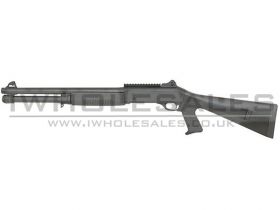 Double Eagle Super-90 Combat Tri-Barrel Shotgun with Fixed Stock