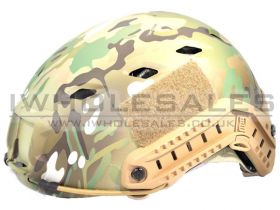 Fast Helmet with Rails plus Extra Internal Padding (Multi-Cam)