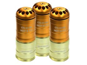 UFC Gas 120 Round Grenade Box Set (Pack of 3 - UFCCART01S)