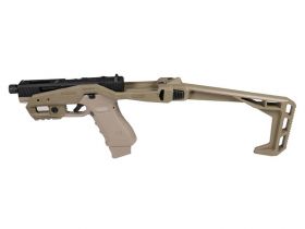 Secutor Corvus III Carbine Kit with Gladius MAGNA Co2 Blowback Pistol (Dual Tone Black Slide & Tan Kit)