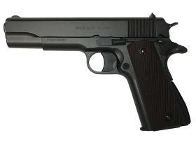 Auto Ordnance 1911 Thompson Co2 Non-Blowback Pistol (4.5mm/.177 Pellet - Metal Slide and ABS Body - Cybergun - Black - 438301)