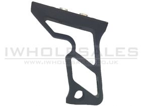 T&D Fortis CNC Long Grip (Rail - Aluminium - Black - TD168)