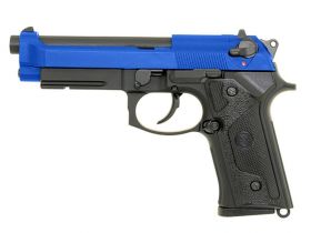 LS M9 Vertec Gas Blowback Pistol (Blue - GGB-0304)