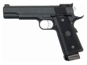 WE 1911 'Hi-Capa Mag.' Gas Blowback Pistol (Black Grip - Black)