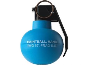Tag Innovations TAG-67 Blue - Paintball Hand grenade (x6) (Blue - TAG67P)