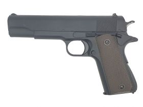 Golden Hawk 1911 Series Heavy Pistol (1:1 Scale - Full Metal - Black)