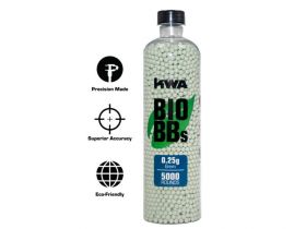 KWA Precision 5000 Round BB Pellets (Bottle - Bio. 0.25g - 198-00710)