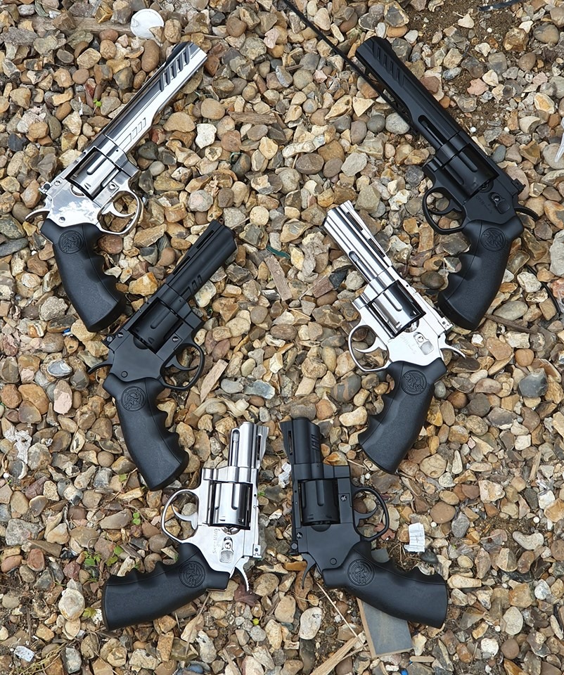 SRC - Revolvers in Three Sizes (Black and Silver)